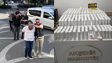Konya'da uyuşturucu operasyonu: 38 bin hap ele geçirildi