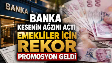 Banka kesenin ağzını açtı: Emekliler için rekor promosyon geldi