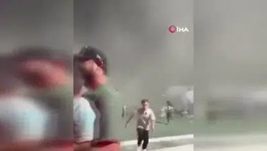 Stadyumu fırtına böyle vurdu