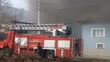 Konya'da müstakil evde yangın çıktı: 1 kişi yaralandı