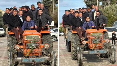 Yarım asırdır gelenek: Traktöre doluşup kabristana gidiyorlar