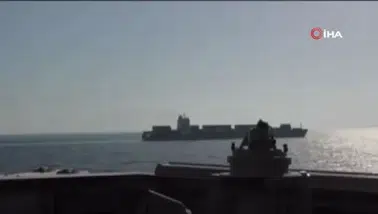 ABD ordusu yayınladı: İran bandıralı kargo gemisi böyle vuruldu