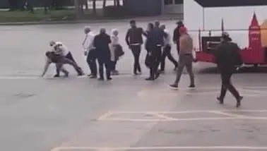 Bu da terminalinde yolcu ile şoför kavgası