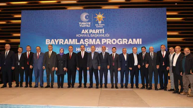 Cumhurbaşkanı Erdoğan katıldı, Konya bayramlaştı