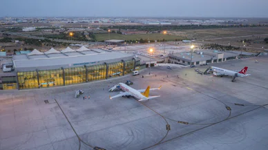Konya'ya 566 uçak uğradı