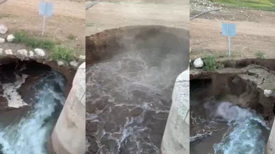 Konya'da facia anları saniye saniye kaydedildi
