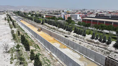 Konya'da 240 milyon liralık kanal projesinin yapımı sürüyor