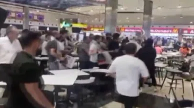 Konya'da İsrail protestosu kavgaya dönüştü! Gruplar birbirine girdi