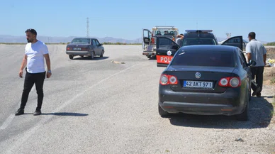 Konya'da sıcak saatler! Karısını öldürdü, lastiklerine ateş açılarak yakalandı