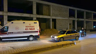 Konya'da korkutan olay! Bekçi inşaattan düştü