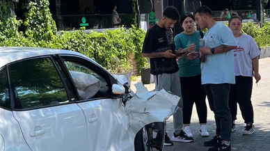 Yüzsüz sürücü kaza sonrası alkole devam etti