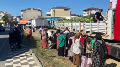 27 ton karpuz 1 saatte bitti