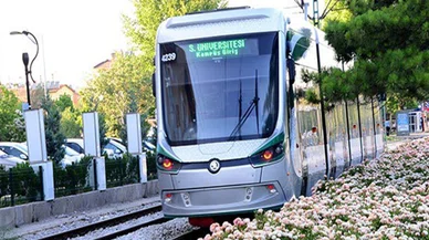 Tramvay kaza yaptı! Kampüs seferleri geçici bir süre durduruldu