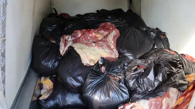 1.5 ton at ve eşek eti yakalatan kişiden şok savunma: Akrabalarıma dağıtacaktım