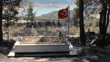 Her yer alev aldı! Bir yer hariç