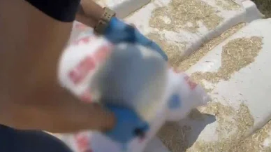Uyuşturucuyu öyle bir yere sakladılar ki!