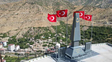 Uludereli 154 şehidin ismi anıt üzerinde yaşatılıyor