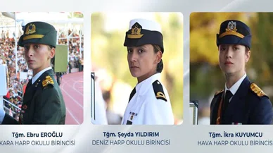 Harp Okullarına Kadın Teğmenler Damga Vurdu