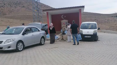 Konya'da su bidonunu kapan bu çeşmenin yolunu tutuyor