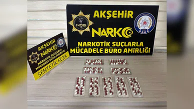 Konya'da polisten kaçan araçtan uyuşturucu çıktı