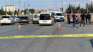 Konya'da polise ateş açarak kaçan şahıslar kameralara yakalandı