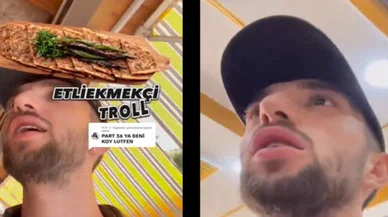İnternet fenomeni genç etliekmek fırını trolledi