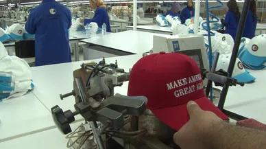 Trump’ın seçim şapkaları Türkiye'den