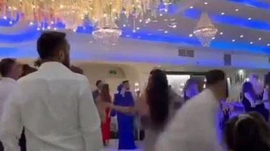 Düğün salonuna bomba attılar