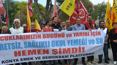 Konya, çocuklar için sokağa döküldü