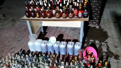 Kaçak alkol satışına eş zamanlı operasyon