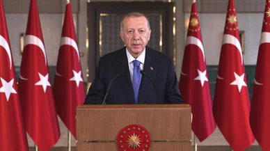 Cumhurbaşkanı Erdoğan'dan video mesaj