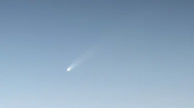 80 bin yılda bir görülen kuyruklu yıldızı gökyüzünde görüntülediler