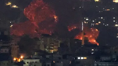 İsrail Beyrut'u dün gece boyunca vurdu