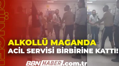 Alkollü şahıs acil servisi karıştırdı