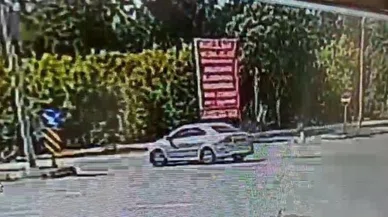 Kurala uymadı, havada taklalar atıp yere çakıldı