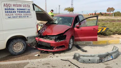 Konya'da korkutan kaza! 2 yaralı