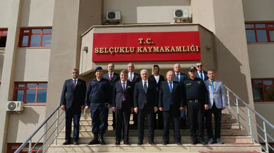 Konya Valisi Akın’dan, Selçuklu Kaymakamı Tortop’a ziyaret