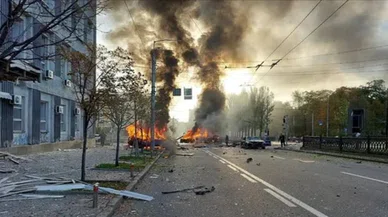 Kiev'e dronlu saldırı: 9 kişi hayatını kaybetti