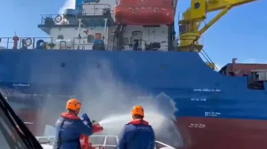 İstanbul'da gemi yangını: 2 gemici hayatını kaybetti