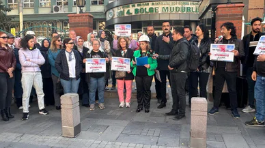 Konya'da dev protesto! Mühendisler iş bıraktı
