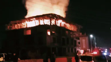 Konya'da korkutan yangın! Alevler Selçuklu'yu aydınlattı