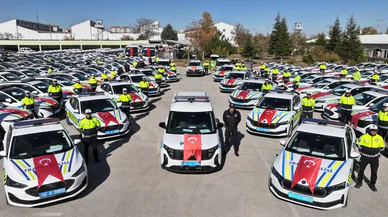 Konya Emniyet Müdürlüğü yeni araç filosuna kavuştu