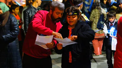 Aileler gece yarısında Bedesten'de yolunu bulmaya çalıştı