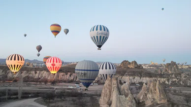 Turistler akın etti! Kapadokya'da görülmemiş rekor