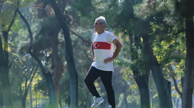 78 yaşındaki Konyalı şekeri ve tansiyonu koşarak yendi