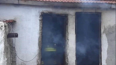 Konya'nın ilçesinde yangın paniği