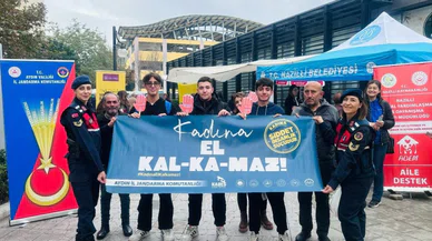 Jandarma ekipleri kadınların yanında oldu