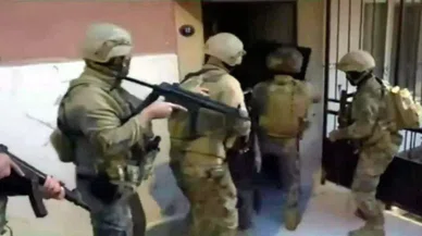 İzmir'de terör baskınında 10 kişi gözaltına aldı