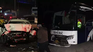 Aksaray otobanında trafik kazası: 1 ölü 1 yaralı