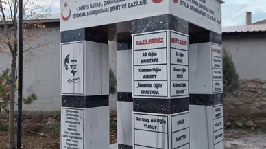 Seydişehir’de şehit ve gazilere anıt yapıldı